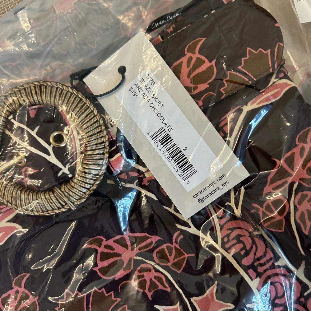 Cara Cara Brown Floral Midi Skirt - Picture 7 of 8